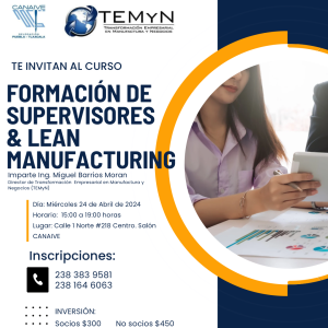 Formación de supervisores y lean manufacturing